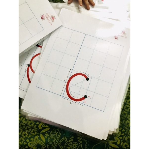Bộ chữ thường cỡ nhỡ (ép plastic)