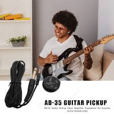 Pickup dán Transducer Adeline AD35 - khuếch đại âm thanh cho đàn guitar, ukulele, kalimba, violin, nhị, tranh...