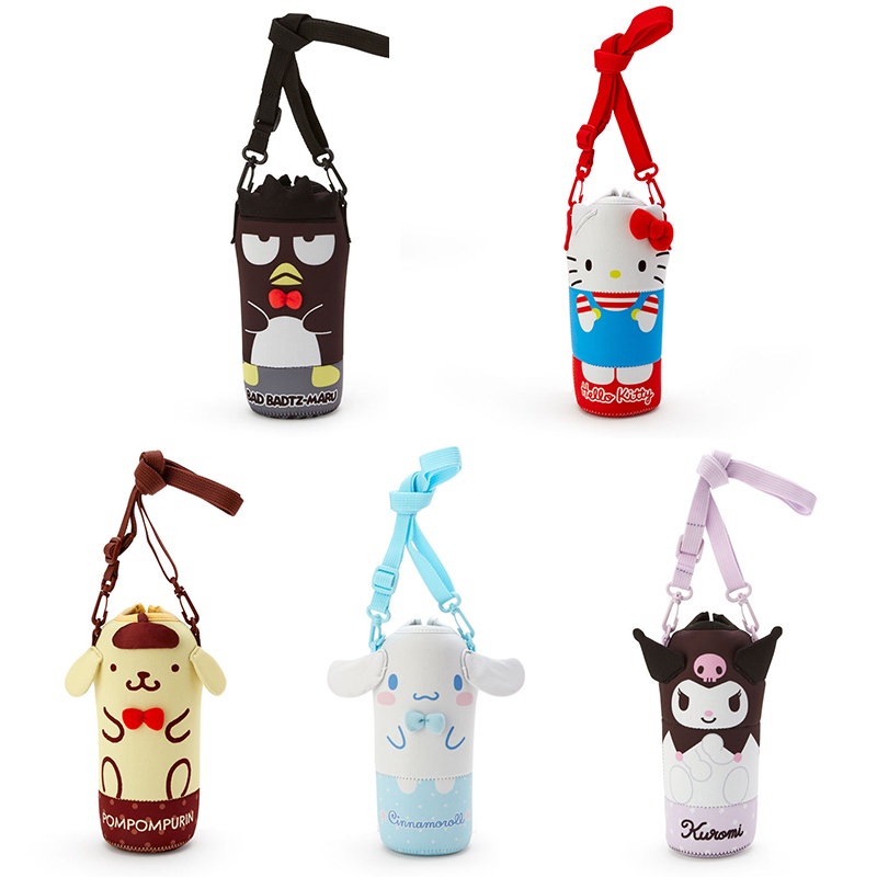 Túi Đeo Vai Đựng Bình Nước Kuromi Kích Thước 18cm Có Dây Đeo Vai
