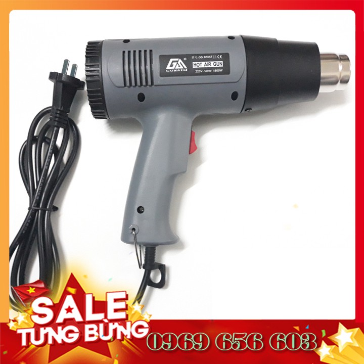 Máy khò nhiệt ➹𝐅𝐑𝐄𝐄𝐒𝐇𝐈𝐏➹ cầm tay chuyên dụng 1800W Máy khò màng co đóng siêu hàng - SLC.VN