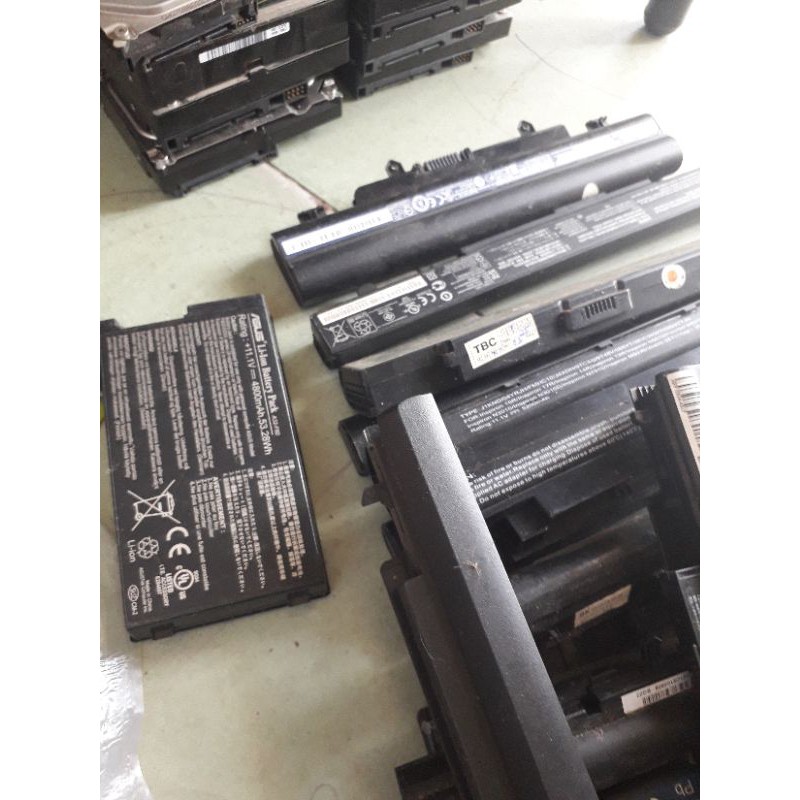 Pin laptop cũ chai, hỏng
