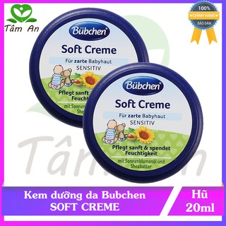 Kem dưỡng da Bubchen Soft Creme 💕Hàng chính hãng💕 Chống nẻ, giữ ẩm cho da - Hũ 20ml