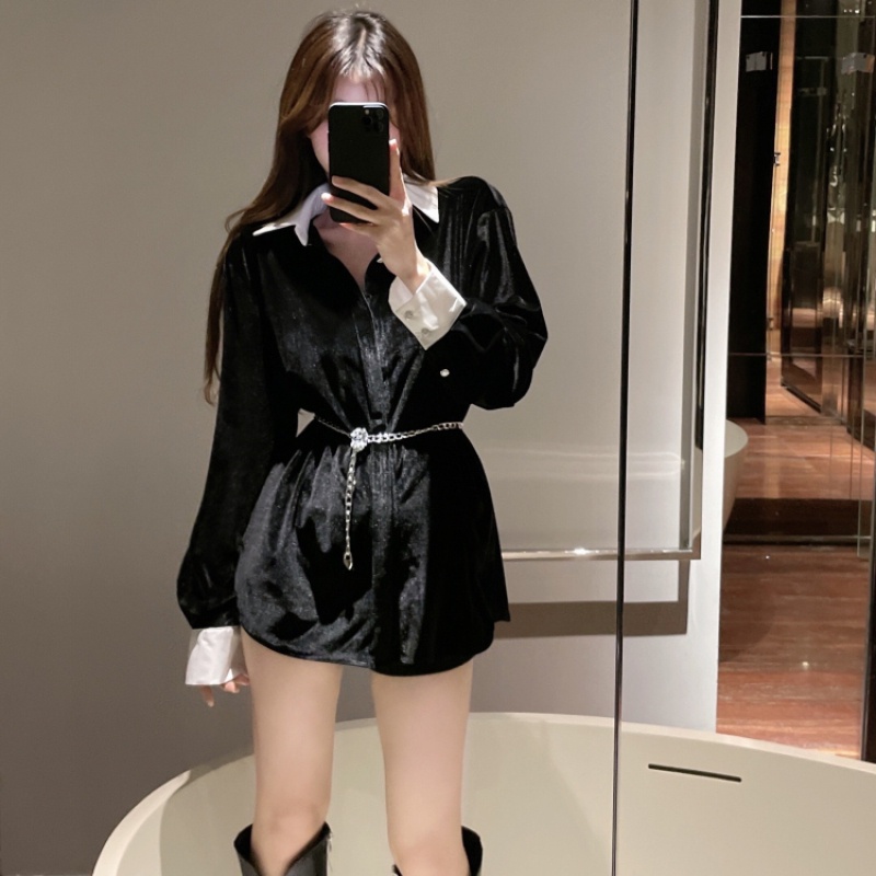 Áo Sơ Mi Nữ Tay Dài Thời Trang Mùa Thu Dễ Phối Đồ