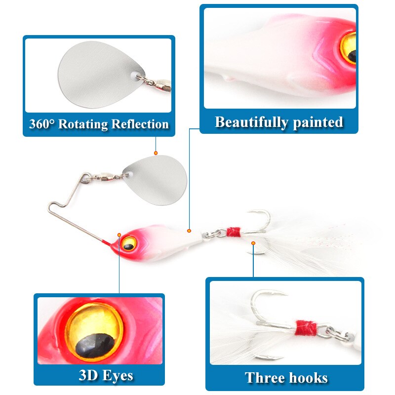 Mồi Câu Cá Rung Động 10-20.7g Cao Cấp Tiện Dụng