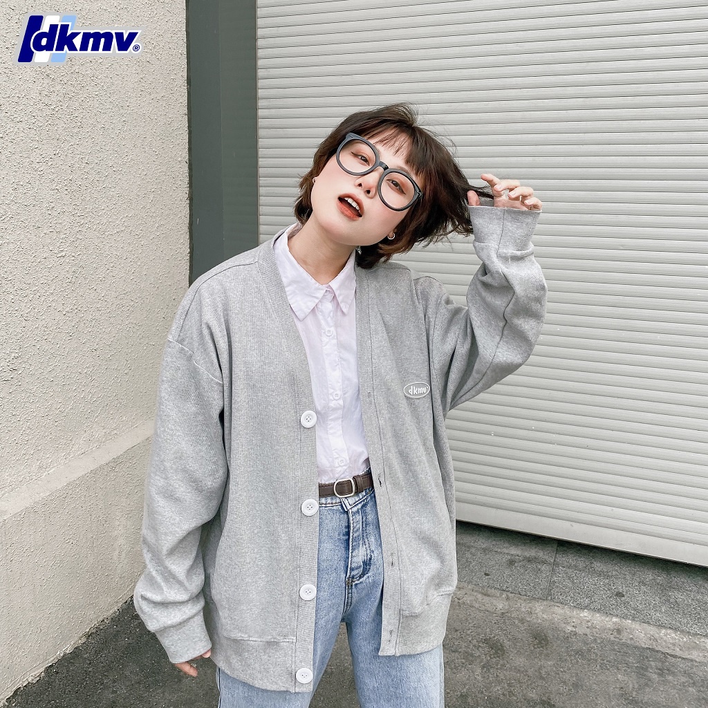 Áo khoác Cardigan form rộng thun gân DKMV Rib Cardigan | K09-AK2