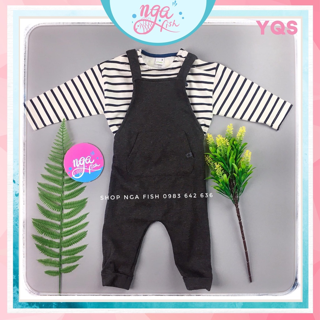Yếm quần cho bé trai bé gái Sweet Petit 2 mầu cá tính Nga Fish YQS