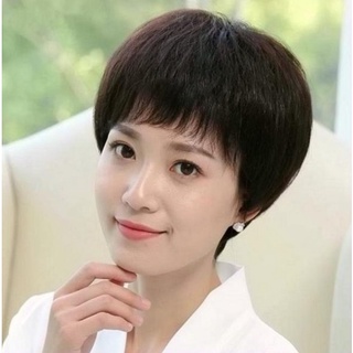 Tóc giả nguyên đầu tém ngắn kiểu Tomboy TGT-002 - Wina