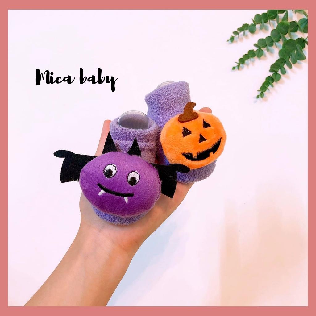 Tất vớ bông xù hình thú siêu đáng yêu cho bé Mica baby