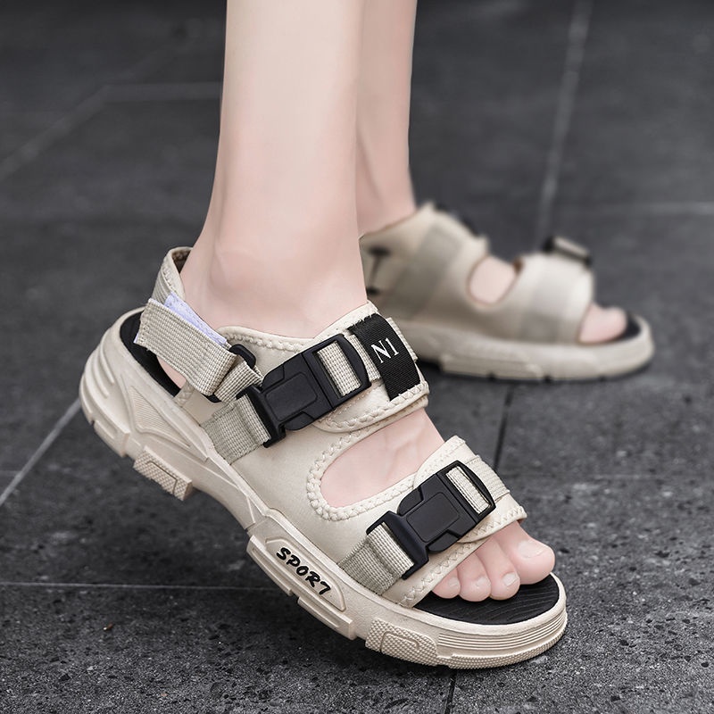 Dép Sandal Nam Đế Dày Tăng Chiều Cao 2022 Thời Trang Mùa Hè