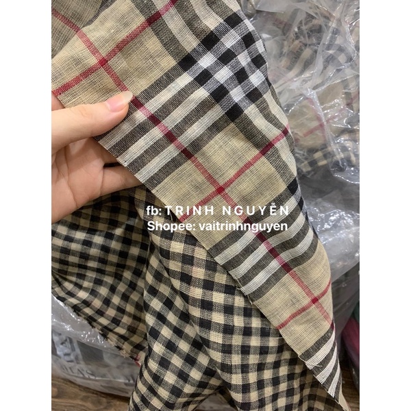 Vải thô xô hai mặt