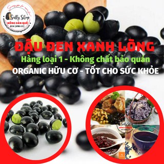 Đậu Đen Xanh Lòng Hữu Cơ SallyFood 500g 1kg Đỗ Đen Xanh Lòng Organic Sạch Thuần Chủng - Shop Nông Sản Quê
