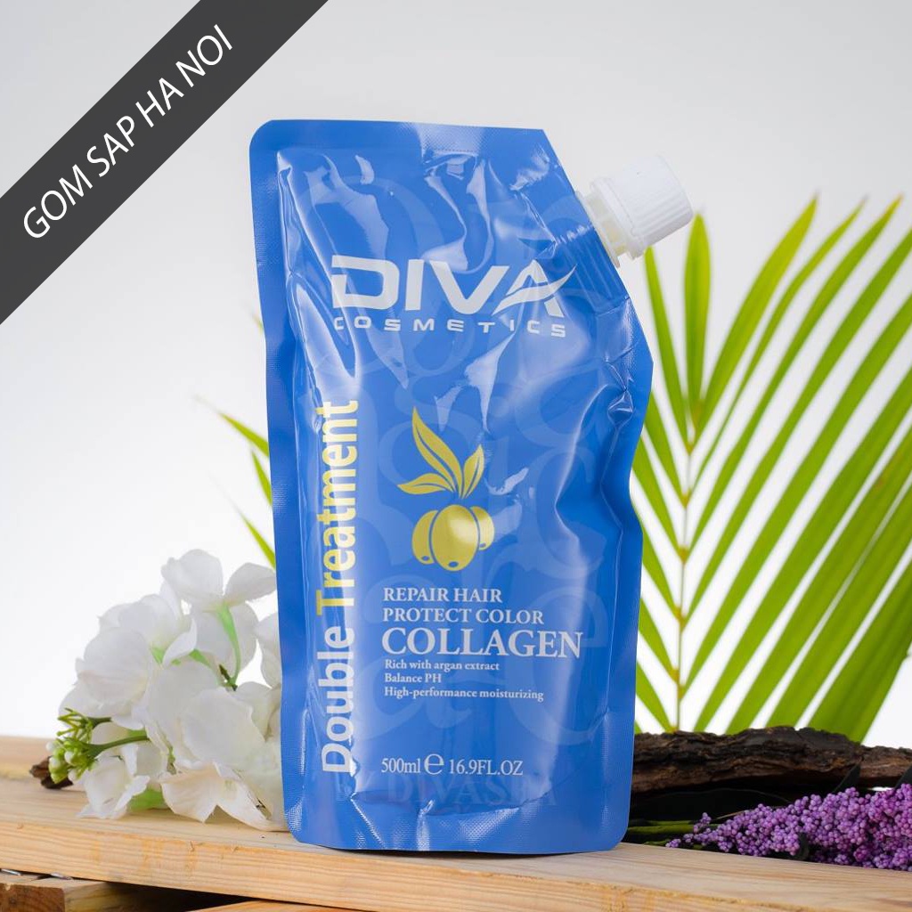 Hấp Ủ Tóc Collagen Diva 500ml Hàng Chính Hãng