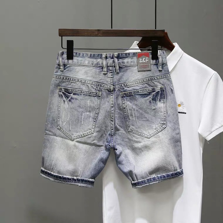 Quần Short , Quần Sọt Jean Nam Clend Fashion Chất Liệu Demin Co giãn Thoáng Mát Thời Trang Cao Cấp KV17