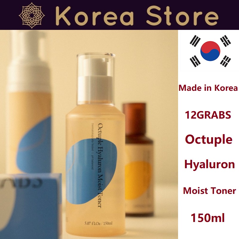 Sản xuất tại Hàn Quốc 12GRABS Octuple Hyaluron Moist Toner 150ml
