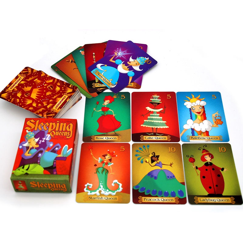 Bộ Thẻ Bài Trò Chơi Sleeping Queens A Royally Rousing Dành Cho Trẻ Em