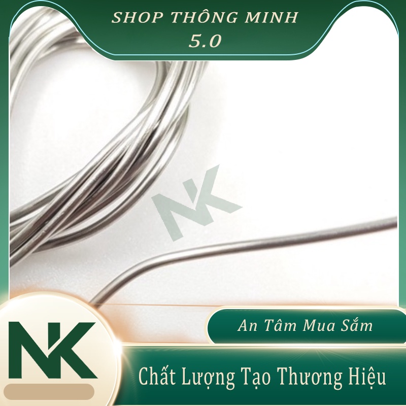 Thiếc Hàn 0.8MM SN63 Hàn Bóng 1 MétThiếc SN63 sợi 0.8mm chuyên dụng cho mạch điện