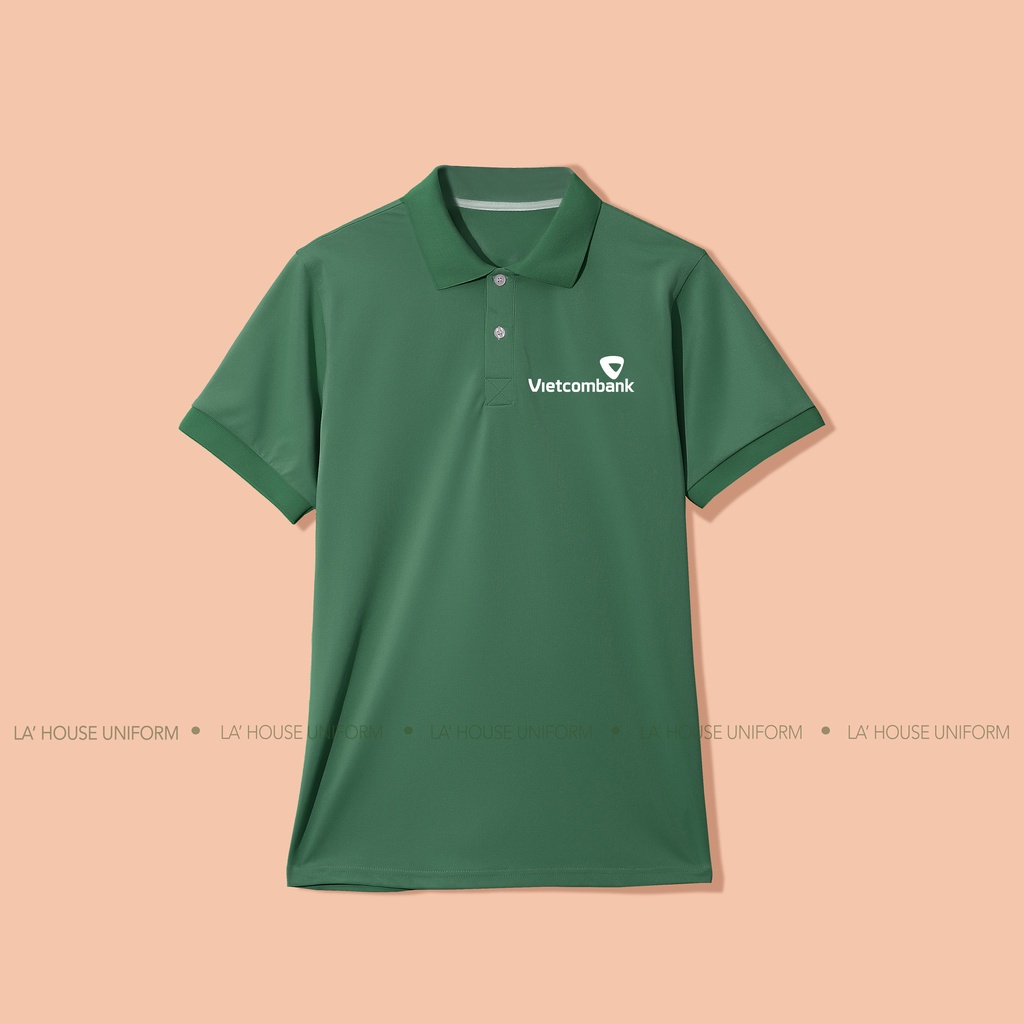 Áo thun đồng phục ngân hàng La ' House Uniform  - (VietcomBank)