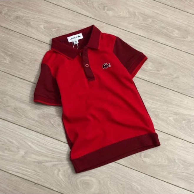 Áo polo cộc tay Lacoste cho bé trai siêu đẹp size 100-150