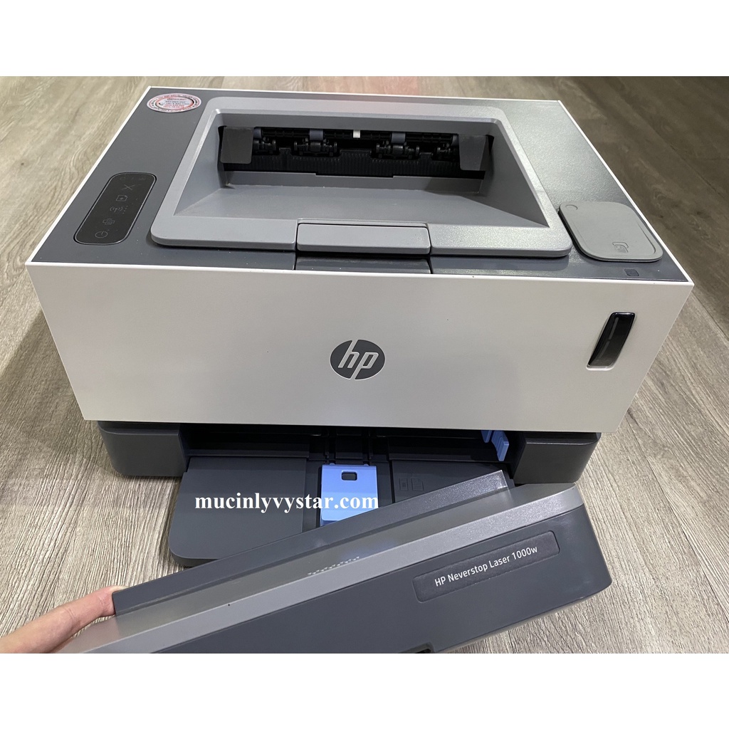 Máy in HP Neverstop Laser 1000w in đơn năng, in được qua điện thoại