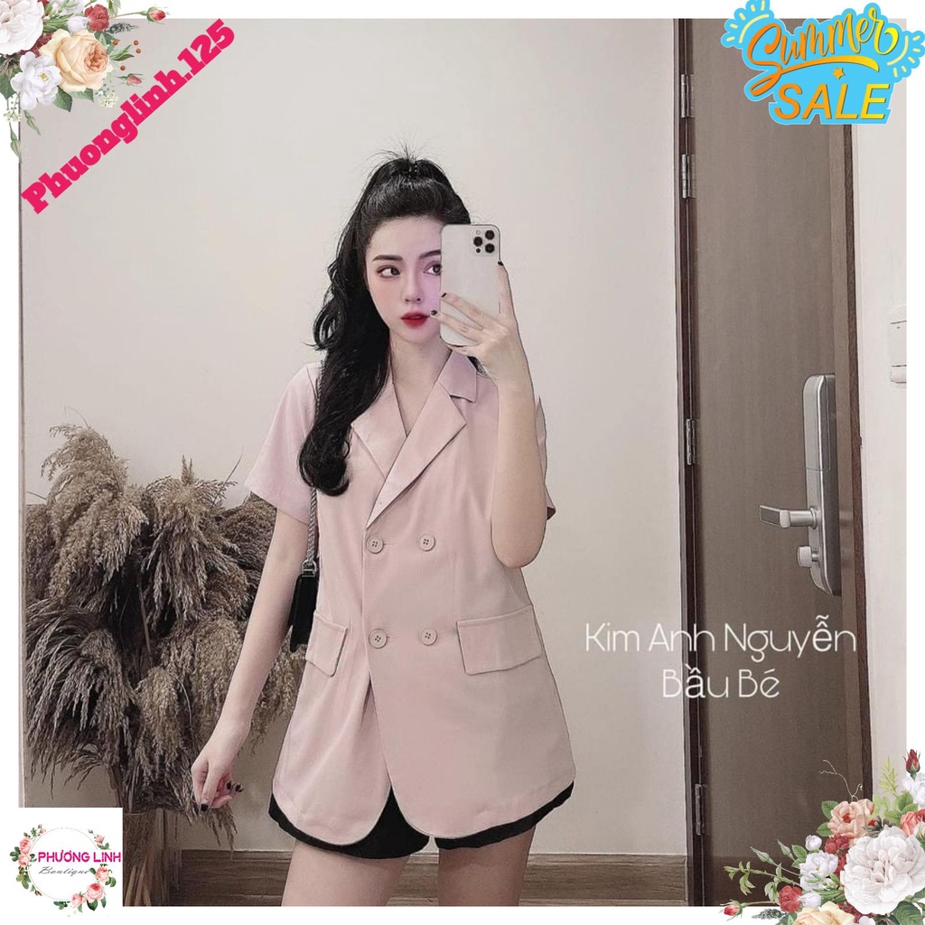 ÁO VEST 4 KHUY  TAY CỘC