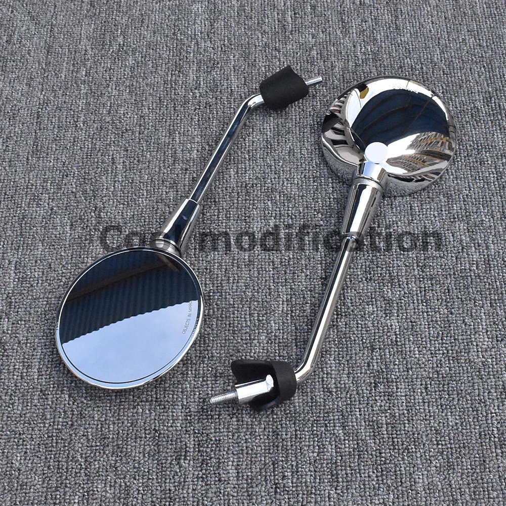 Gương Chiếu Hậu Dài Bằng Chrome Chất Lượng Cao Cho Xe Máy Vespa Sprint Primavera 150 GTS300 2019-2021