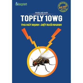 Thuốc diệt ruồi TOPFLY 10WG THU HÚT MẠNH – DIỆT RUỒI NHANH ( Gói 20g)