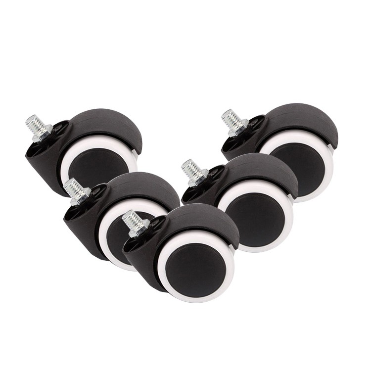 Bánh Xe Ghế Xoay dạng lẫy - Bánh xe ghế dạng gen - Bánh Xe Ghế Chơi Game - Chân đế nhựa cố định ghế spa | BigBuy360 - bigbuy360.vn