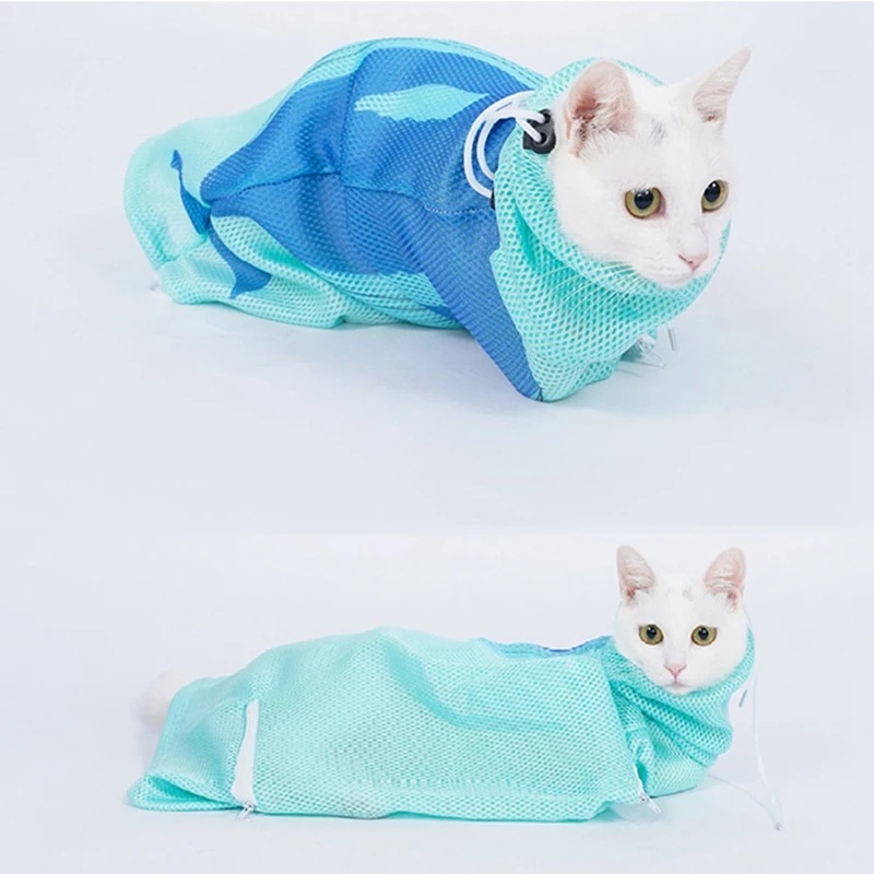 Túi Lưới Giữ Mèo Khi Tắm, Chăm Sóc Móng