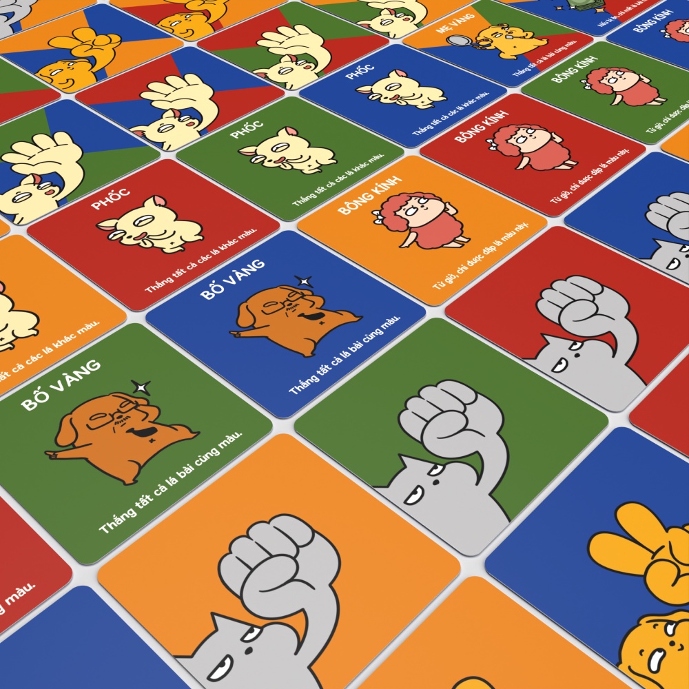 Boardgame Oẳn Tù Tì - Vàng Xám Đại Chiến