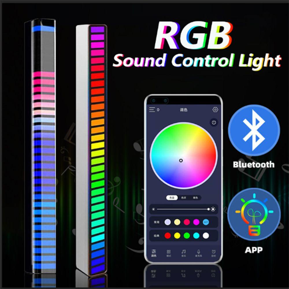 Đèn LED RGB Điều Khiển Bằng Âm Thanh Trang Trí Tiệc Tùng / Xe Hơi