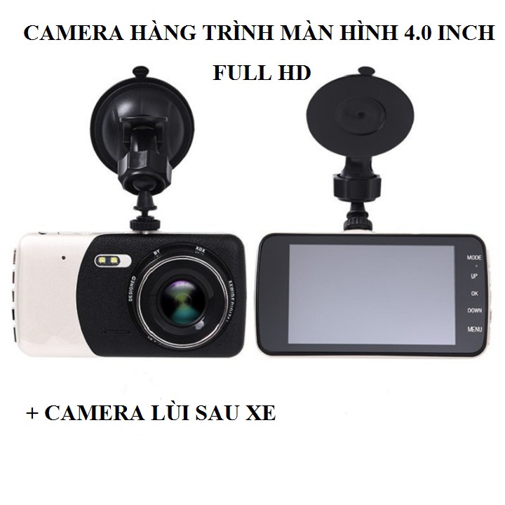 camera hành trình ô tô có kèm camera lùi sau xe