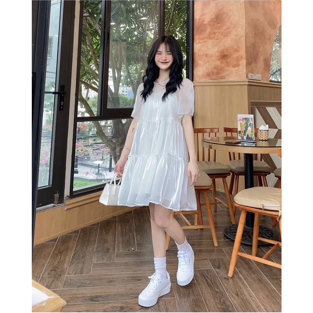 Váy babydoll bánh bèo siêu xinh - Hàng chất lượng cao - V10