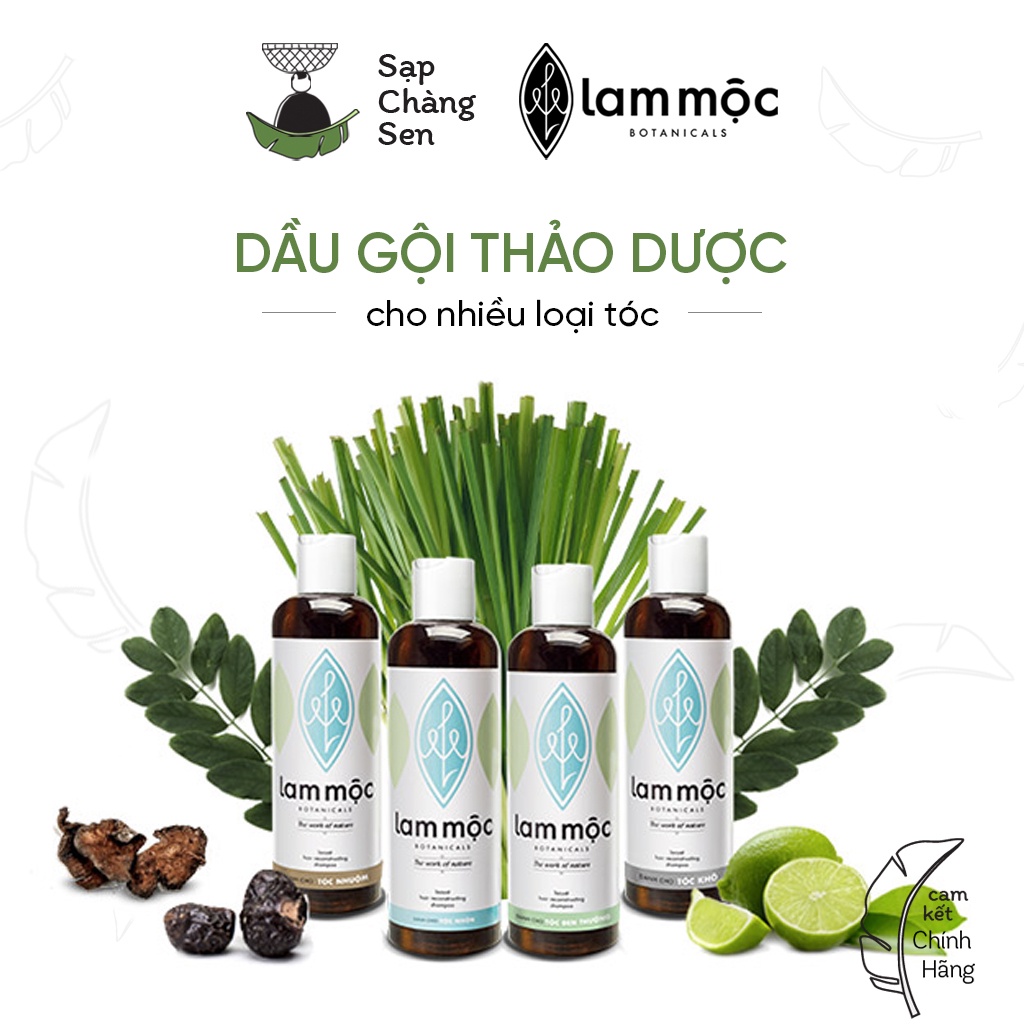 Dầu gội thảo dược Lam Mộc