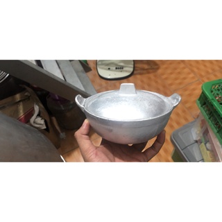 Niêu cơm gang trắng, bền đẹp, dày dặn, chắc chắn size 13 và 15cm