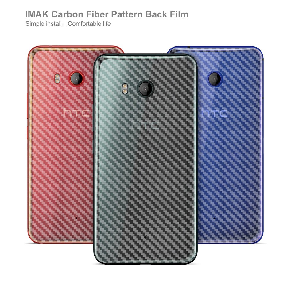 Miếng Dán Sợi Carbon Mềm Cho Mặt Sau Htc U11