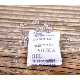 Bịch Hạt chống ẩm 1kg silica gel looại 1g/ gói ( hút ẩm chống ẩm, khử mùi, bảo quản thực phẩm)