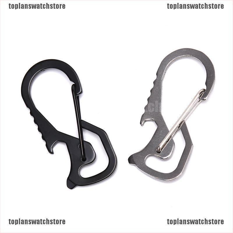 1 Móc Khóa Carabiner Bằng Thép Không Gỉ Tiện Dụng