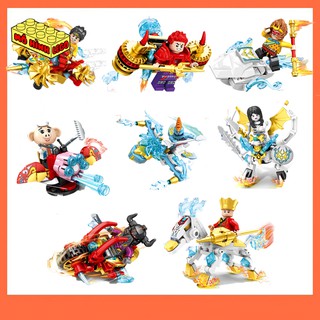 Đồ chơi lắp ráp lego giá rẻ JZ mô hình nhân vật minifigures Wukong: Tôn ngộ không , Trư bát giới, Ngưu ma vương