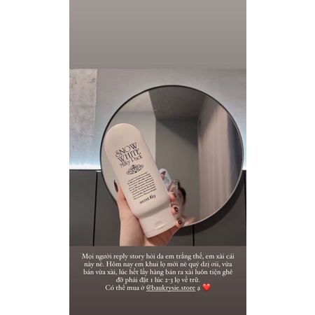 Kem Ủ Trắng Secret Key Snow White Milky Pack | BigBuy360 - bigbuy360.vn