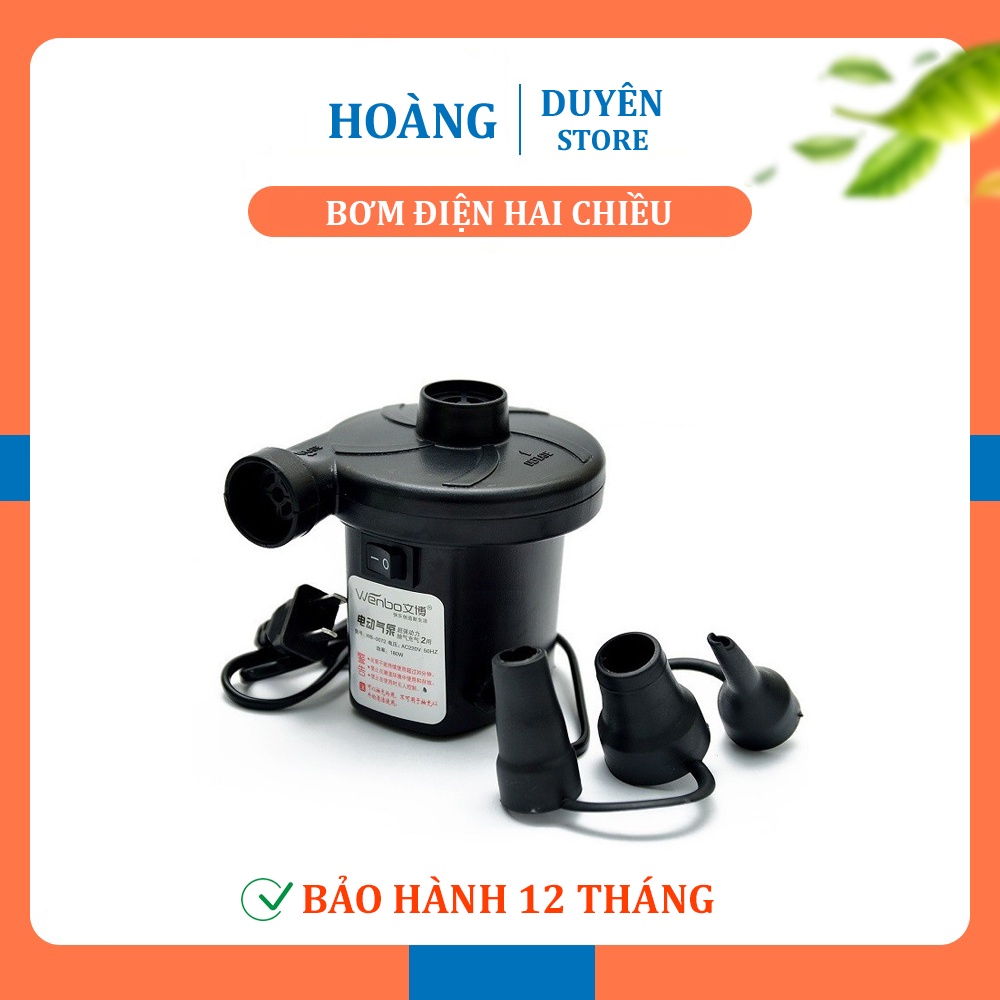 Bơm Điện 2 Chiều Bơm Và Hút Chân Không 3 Van Đi Kèm