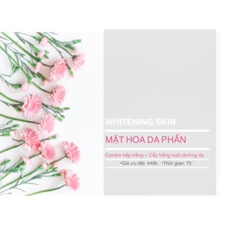 - Mặt hoa da phấn - Combo hấp trắng và cấy trắng hoàn hảo tại Stella Beauty Spa