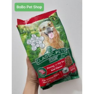 CLASSIC PETS - THỨC ĂN CHO CHÓ LỚN - VỊ BÒ 400G