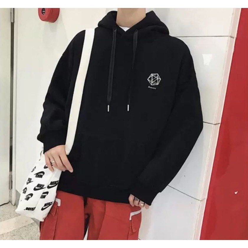 ÁO HOODIE NAM MÀU ĐỎ VẢI NỈ  UNISEX HÌNH TOÁN HỌC REASONS FREESHIP