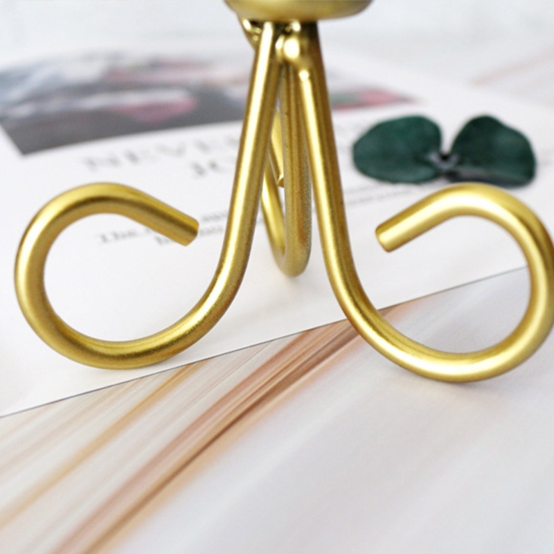 Bộ 3 Giá Đỡ Nến Kiểu Cổ Điển Dùng Trang Trí Bàn Ăn / Tiệc Cưới Lãng Mạn