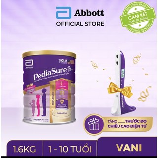 { KÈM QUÀ TẶNG } SỮA ABBOTT PEDIASURE 1.6KG - CHỌN QUÀ TẶNG ( BALO/ GỐI CAO SU NON/ LY KHUẤY/ LY GIỮ NHIỆT )