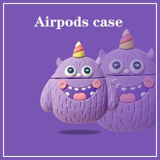 Vỏ Bảo Vệ Hộp Đựng Tai Nghe Airpods 1 / 2 / 3 Pro Họa Tiết Quái Vật Vẽ Tay Dễ Thương