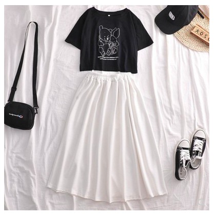 [Sale 50%] Chân váy đũi Hàn túi xẻ Ullzang siêu đẹp RumHana | BigBuy360 - bigbuy360.vn