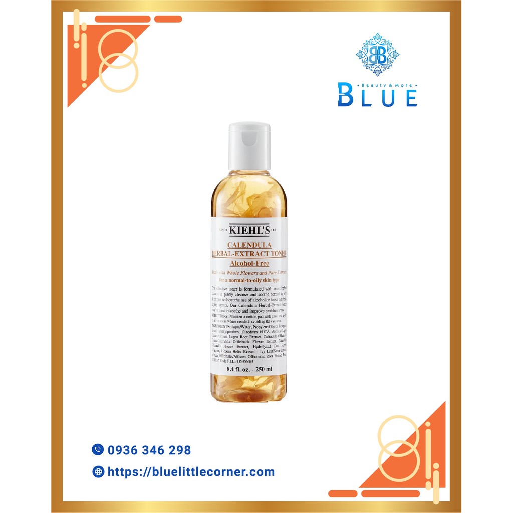 Toner hoa cúc Kiehl's Calendula Herbal Extract Alcohol-Free