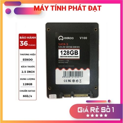 Ổ cứng SSD 128GB, 256GB eekoo 2.5 sata III, Hàng chính hãng- Bảo hành 3 năm