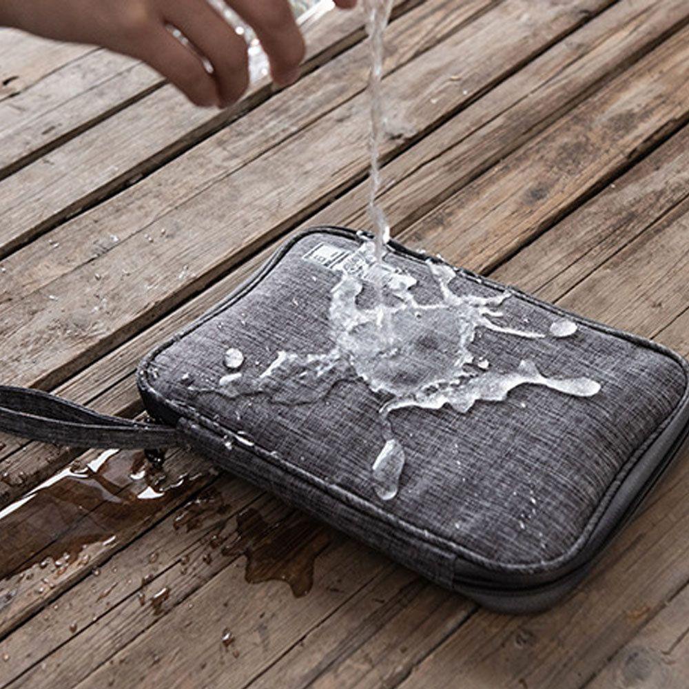 Túi Đựng Tài Liệu Thiết Kế Nhỏ Gọn Có Khóa Kéo Tiện Dụng Mang Theo Du Lịch